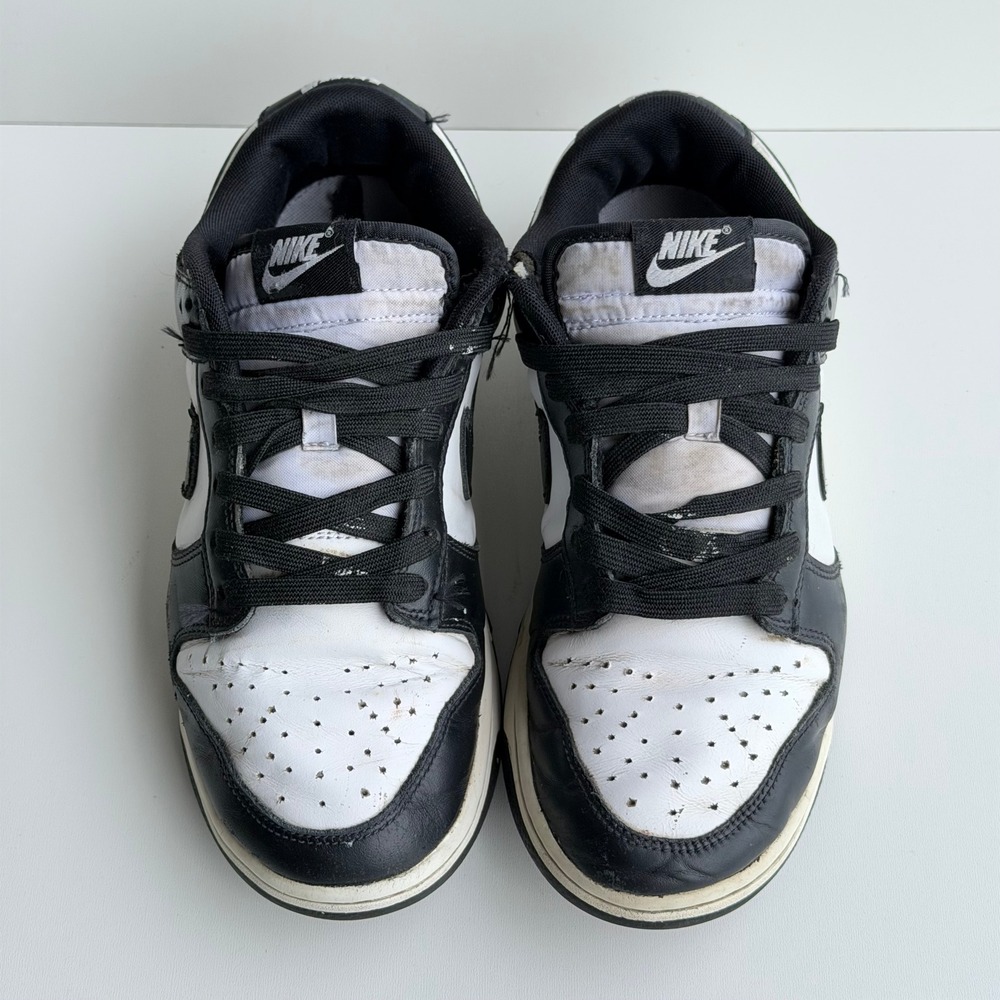 Nike Dunk Low Retro Mens 8 White Black Panda Low Top Sneakers DD1391-100 - Picture 7 of 9